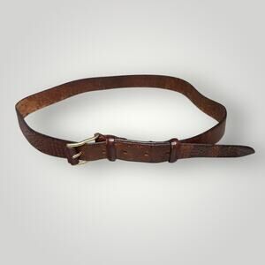 Claudio Orciani Brown Leather Belt